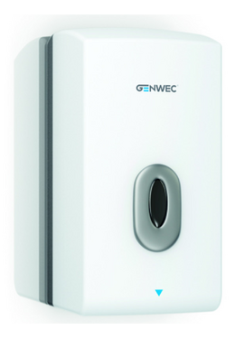 4elementsДозатор мыла 1.1л пластик белый сенсор Genwec