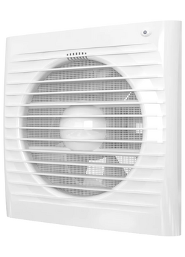 4elementsОсевой вытяжной вентилятор с сеткой и датчиком влажности ERA 5S HT D125 White
