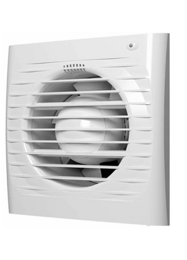 4elementsОсевой вытяжной вентилятор с сеткой и датчиком влажности ERA 6S HT D150 White