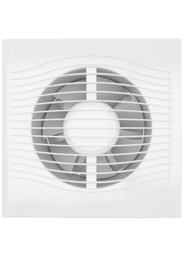 4elementsОсевой вытяжной вентилятор с обратным клапаном DICITI SLIM 6C D150 White