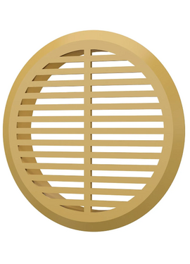 4elementsДверная переточная решетка с фланцем ProMistral D50 (4 штуки) Beige