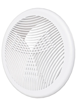 Круглая вытяжная вентиляционная решетка Mistral D160 White