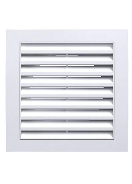 Вытяжная вентиляционная решетка из АБС-пластика с фланцем Mistral 15x15 D100 White