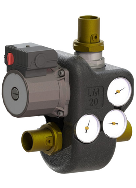 4elementsТермостатический узел с насосом Laddomat 20  R25  57С