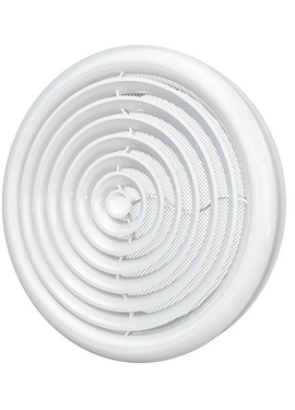 4elementsДиффузор приточно-вытяжной со стопорным кольцом и фланцем Mistral 16DK D160