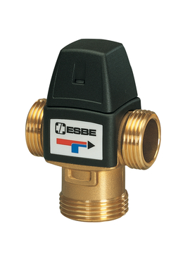 VTA322 Термостат. смесительный клапан 35-60°C, Kvs= 1.2, G1 M" ESBE