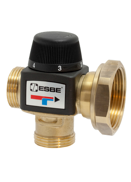 VTA377 Термостат. смесительный клапан 20-55°C, Kvs=3.4, PF1 1/2 G1 20  ESBE (multipack,накидн.гайка)