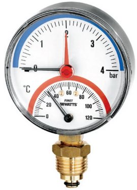 4elementsТермоманометр 0-6 Атм. боковой TIRM80-6 Fimet