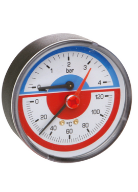 4elementsТермоманометр 0-6 Атм. центральный ICMA