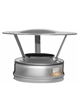 4elementsОголовок для дымохода Ferrum D115x200 (0,5мм)