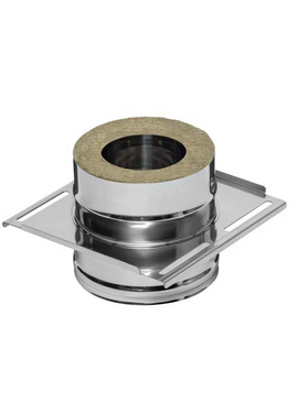 4elementsПлощадка монтажная для двустенного дымохода Ferrum D130x200 (1,5мм)