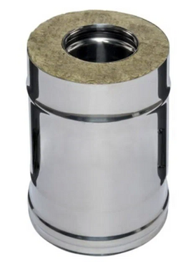 Сэндвич дымоход двустенный 0,25м Ferrum (430/0,5) D180x280