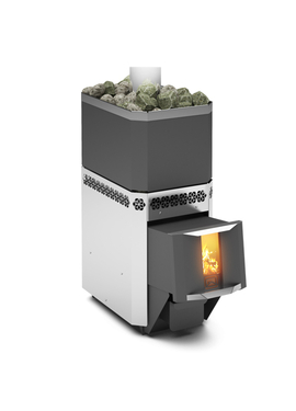 Печь для бани Теплодар РУСЬ-18 ЛНЗП Профи Панорама 1.1 (без двери и обрамления) 18 kW