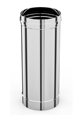 4elementsОдностенный дымоход 1,0м Alpinox Ø150 (304/0,5) ALPT1000 150