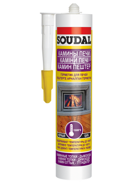 4elementsГерметик Soudal для печей Калофер 15*300 мл (черный)