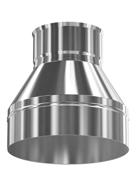 Заглушка-сэндвич верхняя переходная Теплодар D115/200