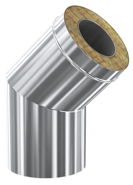 4elementsСэндвич-колено для дымохода 135° Теплодар Профи D200х280