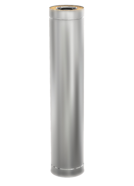 4elementsСэндвич дымоход двустенный 1м Теплодар D115x200 о/н