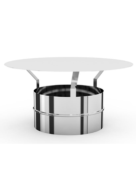 Оголовок для дымохода Alpinox Ø150x210 (304/430/0,5) ALPCCS