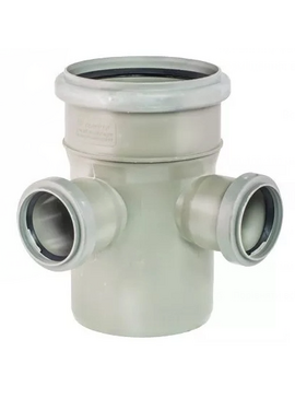 Крестовина двух плоскостная  110/50/50 угол 67° HTED Valsir