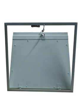 Люк стальной откидной 300х400
