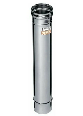 Одностенный дымоход 0,5м Ferrum D115 (0,8мм)