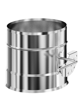 Шибер поворотный с фиксацией для котла Теплодар Профи D150 (140х205х155)