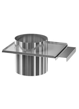 4elementsШибер-задвижка для дымохода Теплодар Профи D115 (0,8мм)