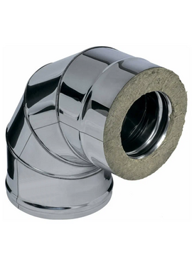 4elementsСэндвич-колено для дымохода 90&deg; Alpinox &Oslash;150x210 (304/430/0,5) ALPC90 150x210