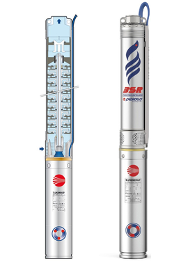 4elementsPompă submersibilă Pedrollo 3SRm 2/41 1,1 kW, Putere: 1,1, Serie: 3SR