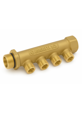 4elementsColector simplu 3/4" х 1/2" la 4 ieșiri Bugatti