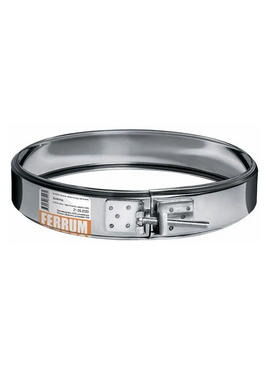 Хомут обжимной для дымохода Ferrum D150 (0,5мм)