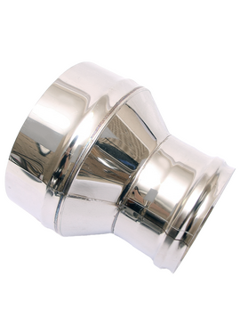 Переходник МП для дымохода Ferrum D160М-180П (0,5мм)
