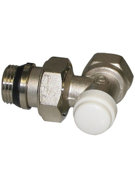 Кран угловой (обратка) 15х1/2" IVR Mercury (полипр с уплотн. рез)