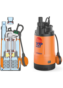 4elementsPompa submersibila cu roata stratificata Pedrollo TOP MULTI-2 0,55 kW