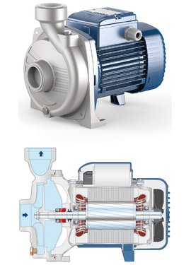 4elementsPompa centrifuga inox Pedrollo NGAm 1A-PRO 0,75 kW