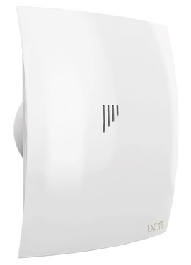Осевой вытяжной вентилятор с обратным клапаном DICITI BREEZE 4C D100 White