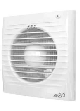 Осевой вытяжной вентилятор с сеткой ERA 4S D100 White