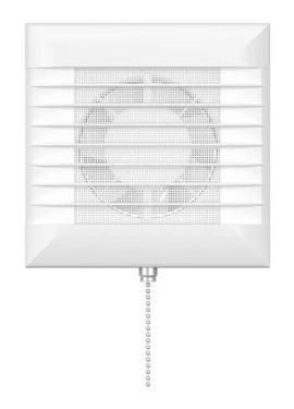 4elementsVentilator de evacuare axial cu intrerupator si plasa ERA EURO 4S-02 D100 White