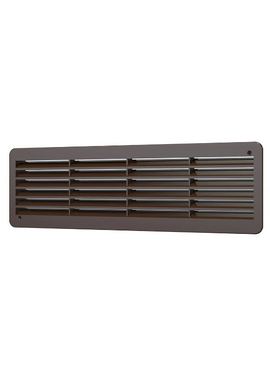4elementsGrila de ventilatie dubla pentru usa Era 4513ДП 45х13 Brown