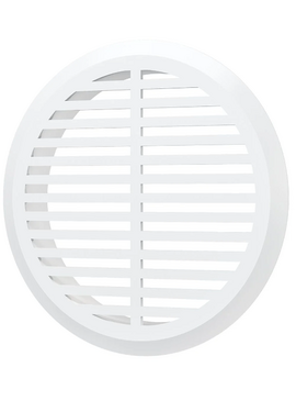 Дверная переточная решетка с фланцем ProMistral D50 (4 штуки) White