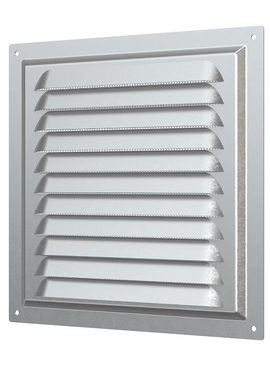 4elementsGrila din otel pentru ventilatie cu plasa Era 2020МЦ 20х20 Silver