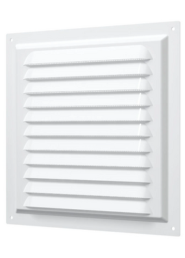 4elementsGrila din otel pentru ventilatie cu plasa Era 2020МЭ 20х20 White