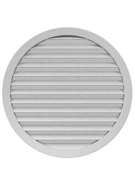 4elementsGrila pentru ventilatie rotunda exterioara Era Street Line 31,5РКМ Aluminium