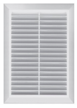 4elementsGrila pentru ventilatie cu plasa si flansa Awenta Classic T26 16.5х23.5 White