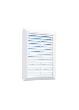 4elementsGrila pentru ventilatie cu plasa Hardi 02900 20x28 White