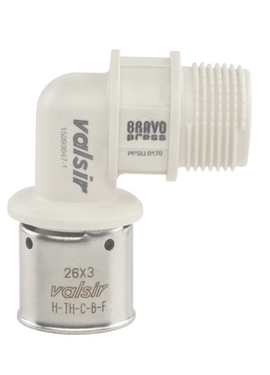 Угол 16x1/2'' М Bravopress Valsir