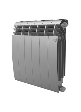 Алюминиевый радиатор Royal Thermo BiLiner Alum Silver Satin 500