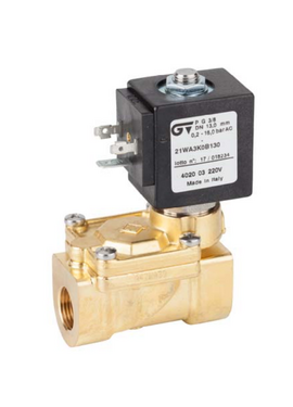 Соленоидный клапан непрямого действия 1/2" 220V Н.О. Genebre