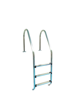 Лестница для бассейна AISI304 с противоскользящим покрытием SL-315SR Kubber